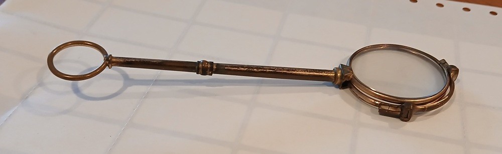 Early 1900’s Antique Lorgnette Folding Reading Glasses (see video) 352-1
