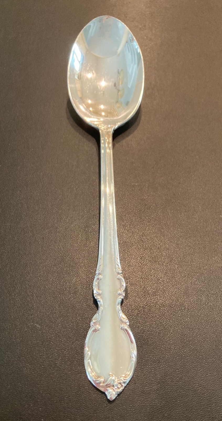 1847 Rogers Bros IS Reflection Silverplate Serving- Table Spoon Flatware 8 3/8”