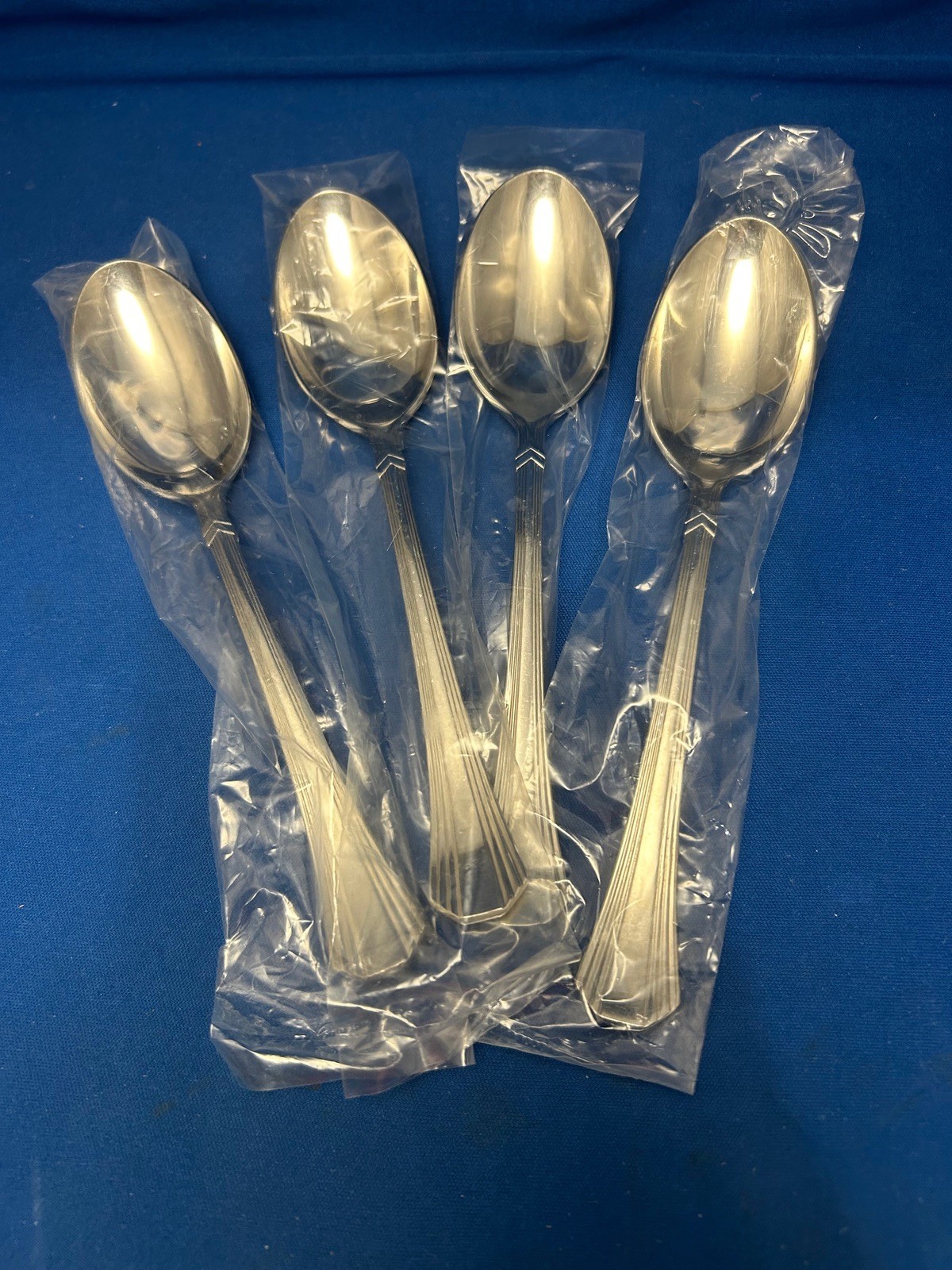 MIKASA, CONCORDE- SET OF 4 DINNER SPOONS EXCELLENT! STAINLESS STEEL 18/8 KOREA
