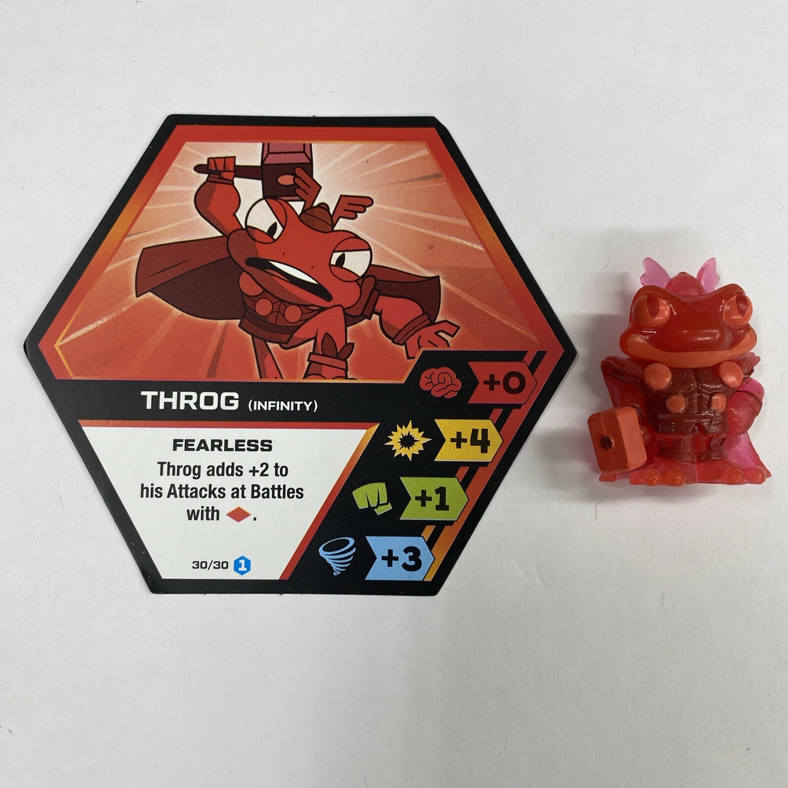 Marvel Battle World Throg (Infinity) Chase Figure TTRPG Miniature Red