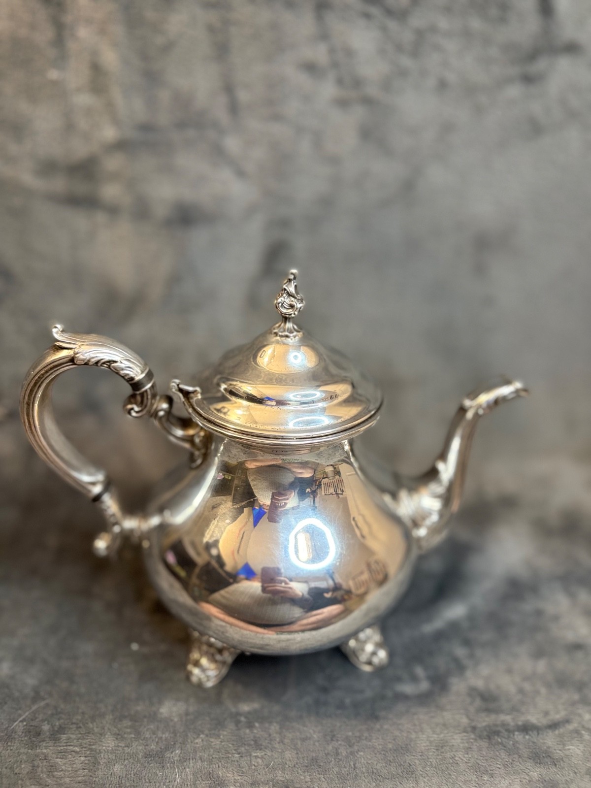 Gorham Duchess YC 1902-C Hand Chased 3 Pint Silver EP Coffee Vintage Teapot