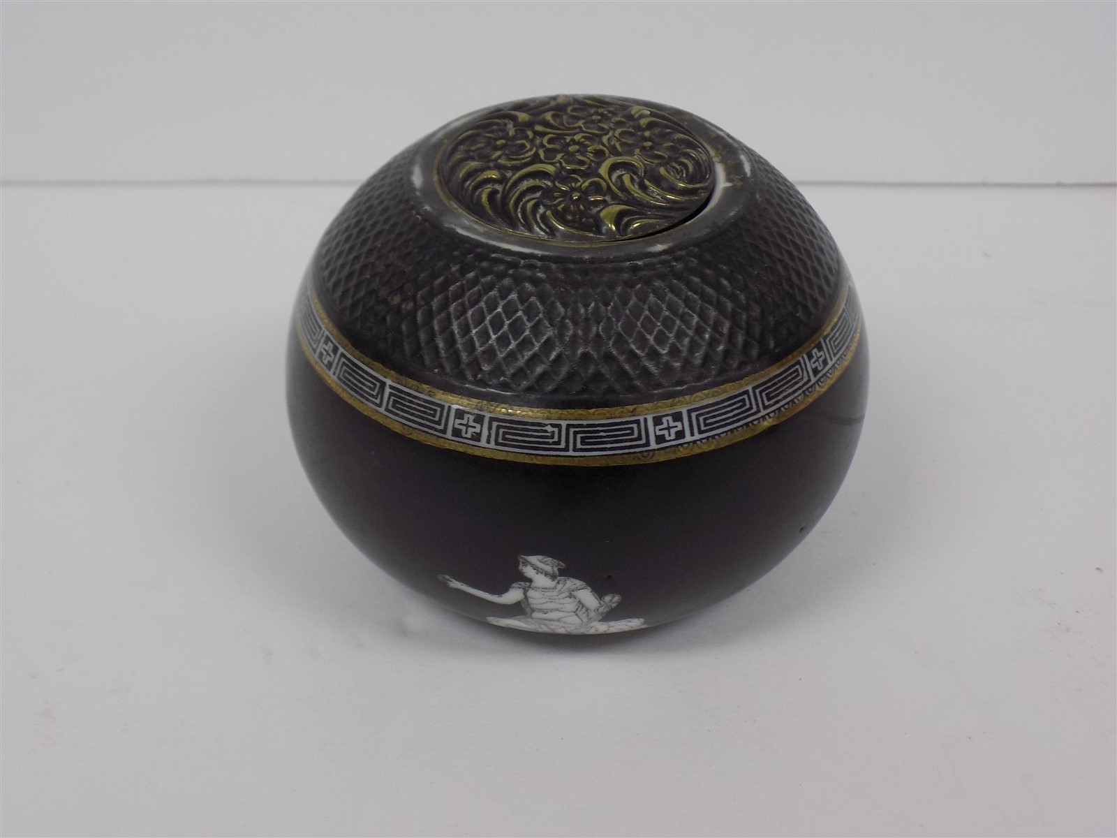 Vintage Royal Bayreuth Bavaria Ink Well Greek Scroll Corinthian RARE