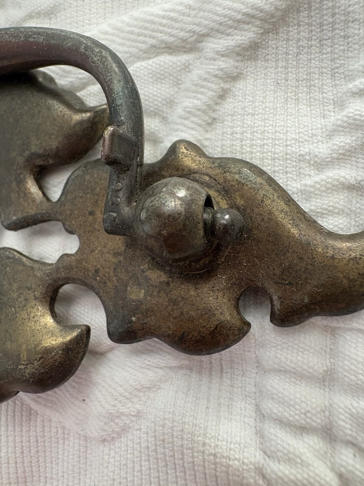 Vintage Batwing Drop Bail Drawer Pulls Patina 4.25” Width 2.5″ Centers Lot Of 10