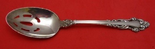 Grande Renaissance by Reed and Barton Sterling Serving Spoon Pierced Orig 8 5/8″