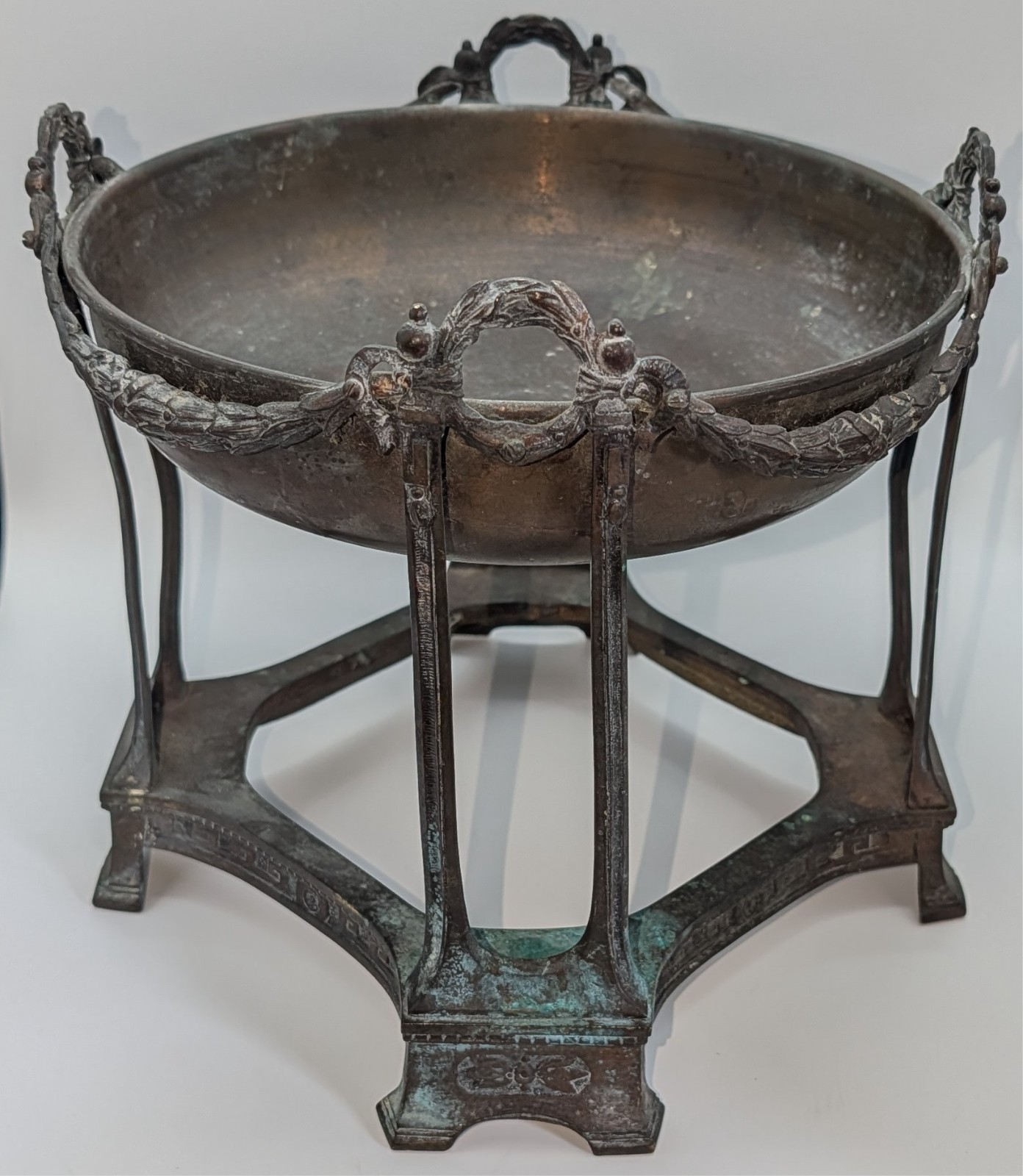 Antique 19th Century Bronze Tazza/Brazier Neoclassical Bowl Stand – Grand Tour