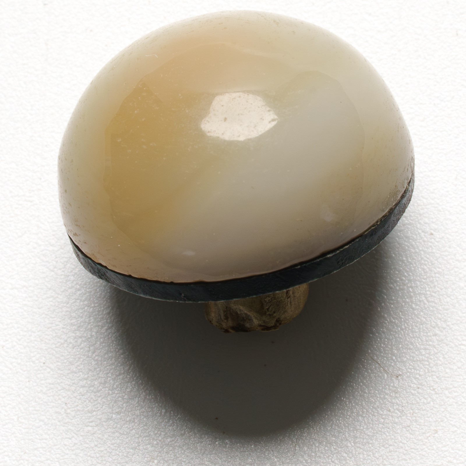 Chinese Snuff Bottle Shadow Agate Coral Stopper Hehe Erxian Boys Daoist Mark 19C