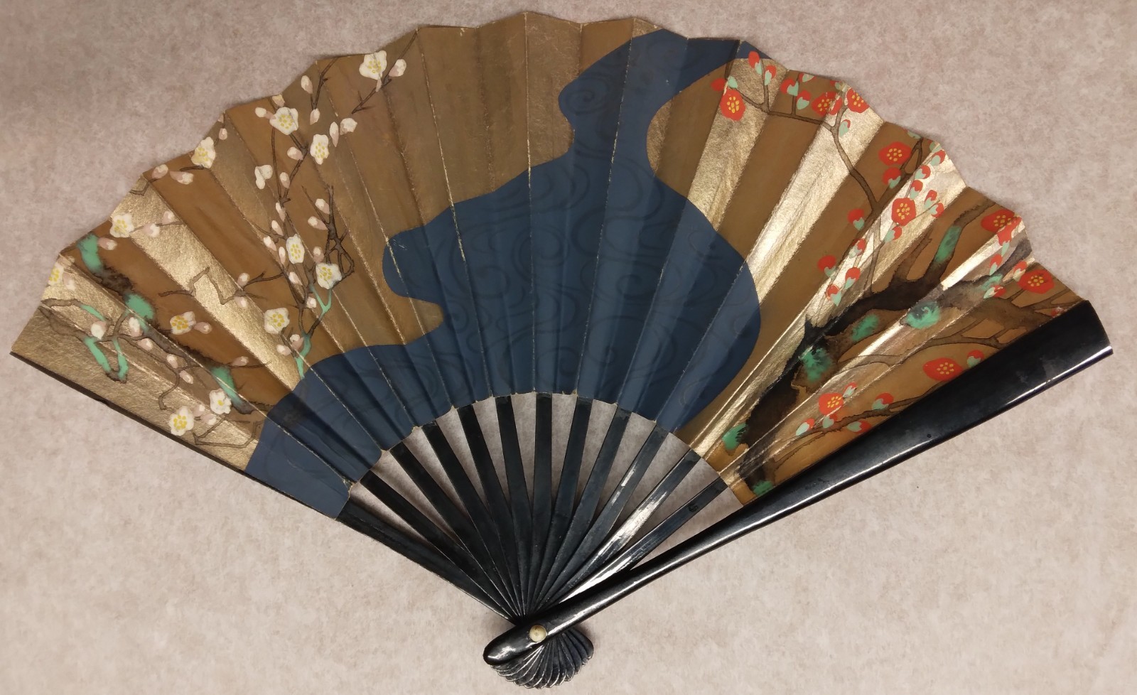 Modern Folding Fan – for Neman-Marcus – fan made in Japan