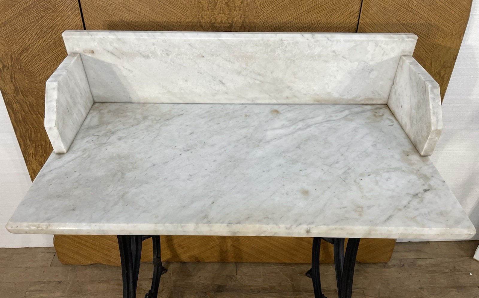 Antique Marble Replacement Top 27 3/4″ x 15 1/4″ Rectangle from Washstand White
