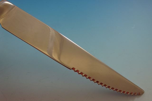 Processional by International Sterling Silver Steak Knife Serrated Custom 8 1/2″