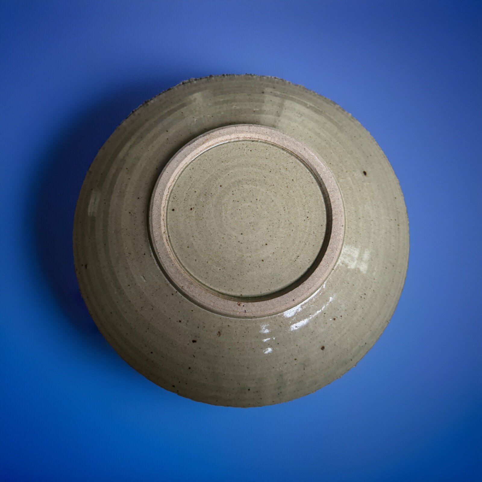 Japanese Mashiko ware antique large disk
