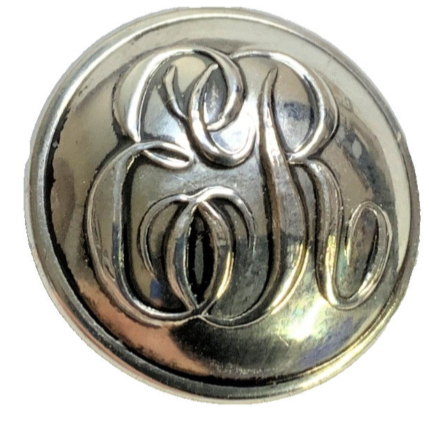 SPAN-AM WAR CUBAN ARMY SCHOOL OF RECRUITS CADETS BUTTON 21mm 1898 ~ EMELIO: 1084
