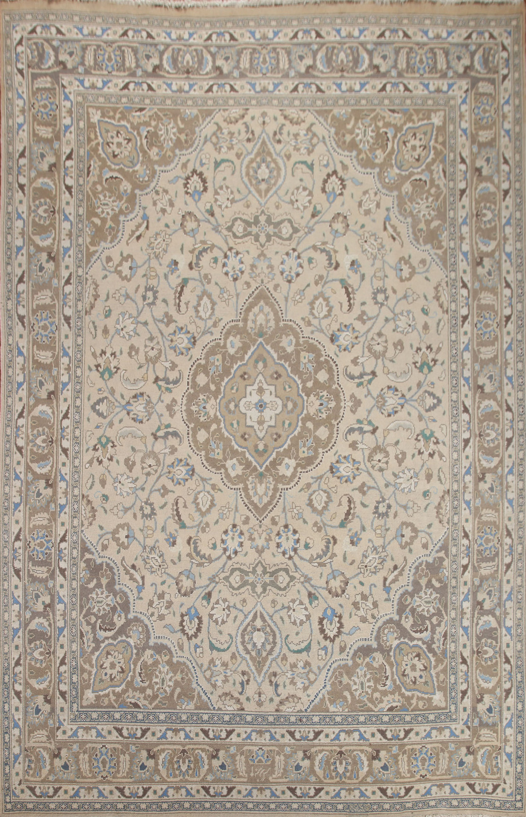 Vintage Floral Traditional Living Room Rug 10×13 ft Handmade Distressed Carpet