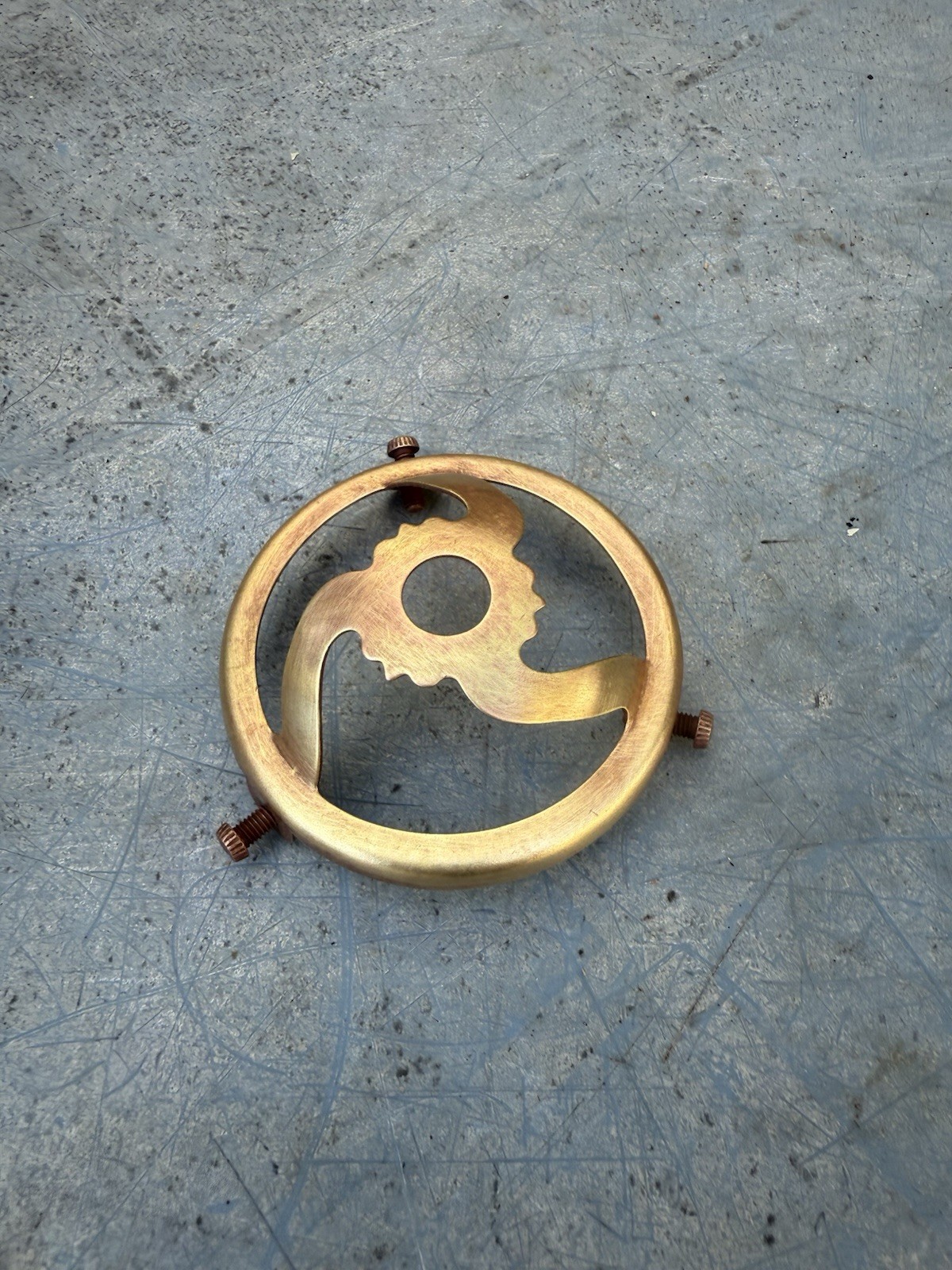 Vintage Brass Ceiling Light Gallery