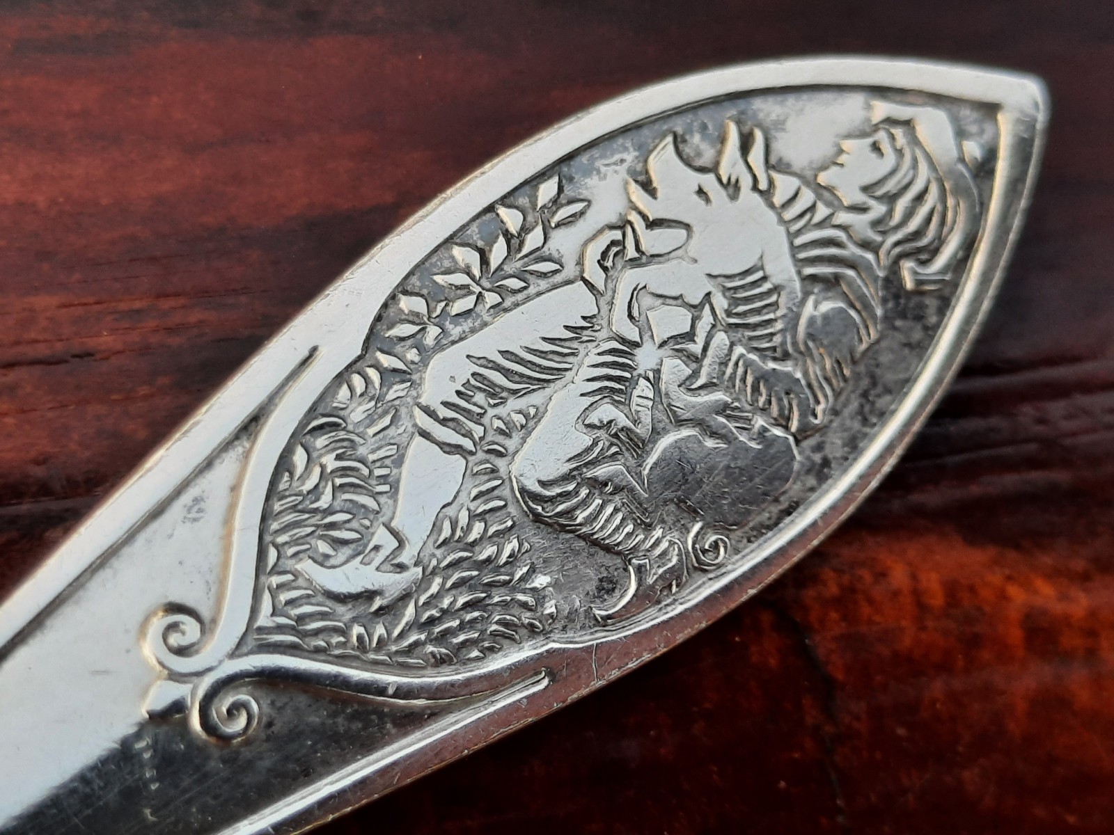 Sterling Silver Gorham “Tom Tom the Pipers Son” Baby Fork, No Mono