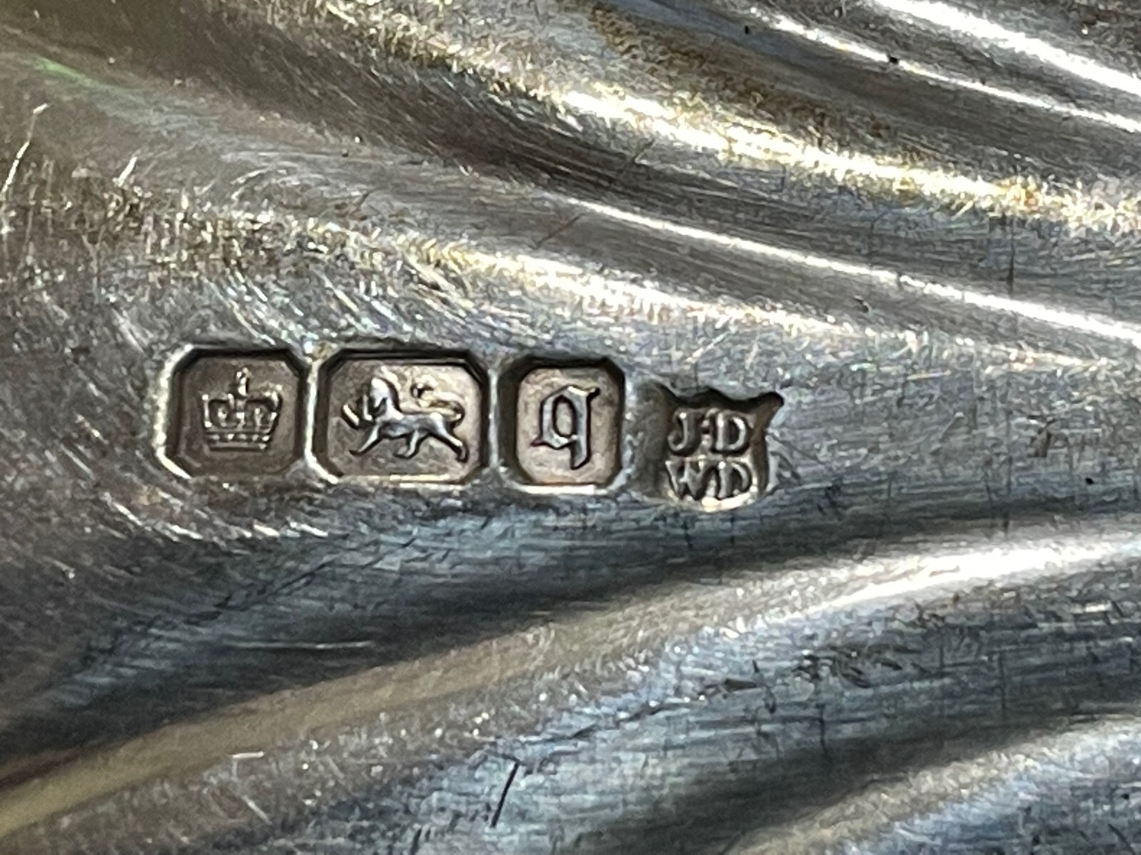 JOHN & WILLIAM DEAKIN STERLING Serving Spoon Pair