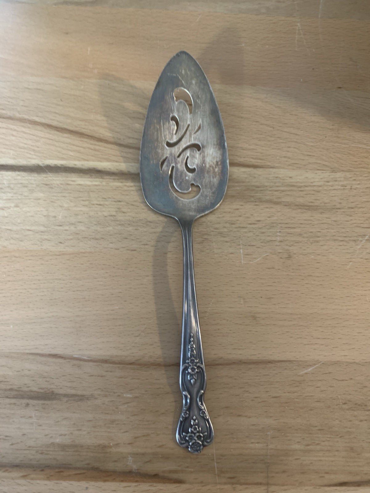 Vintage Wm Rogers MFG Co Extra Plate Pie/Cake Server Magnolia/Inspiration 1951