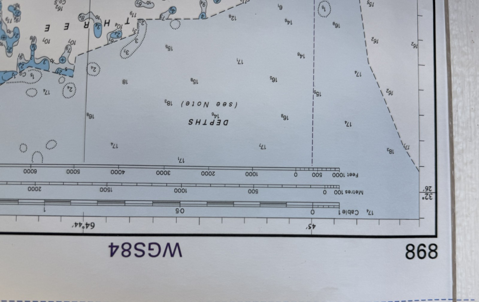 868 Bermuda Eastern and Western Approaches to the Narrows.. Chart – Admiralty