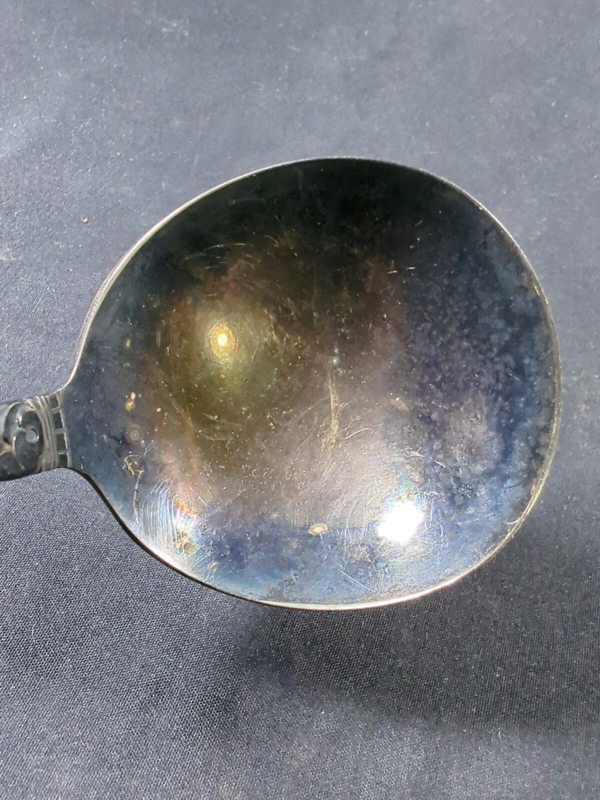 Vintage Gravy Ladle Spoon Community Plate Forever Design Silverplate 1940’s Rare