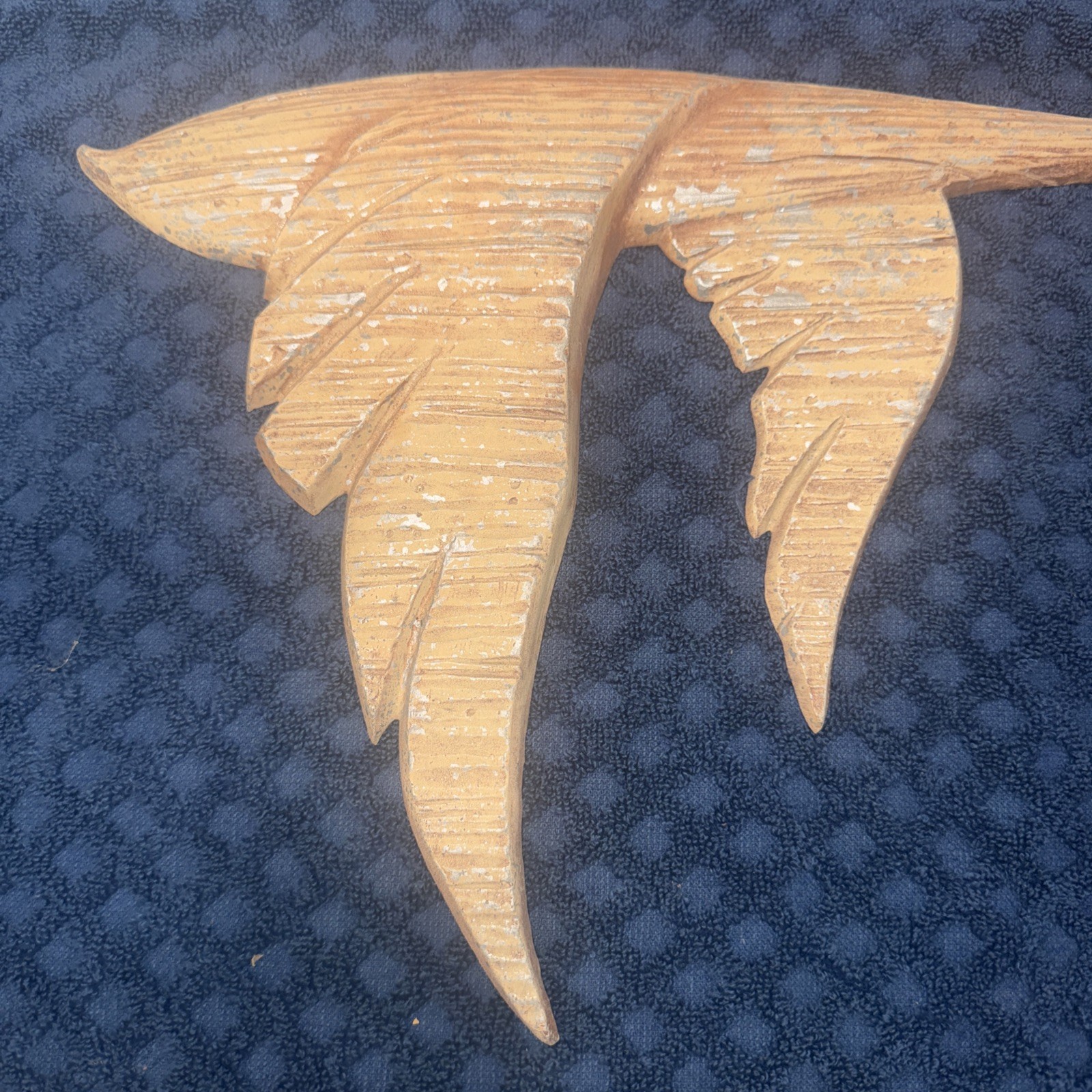 Vintage Sexton metal USA Mid century Goose / Canadian Geese MCM Aluminum hanging