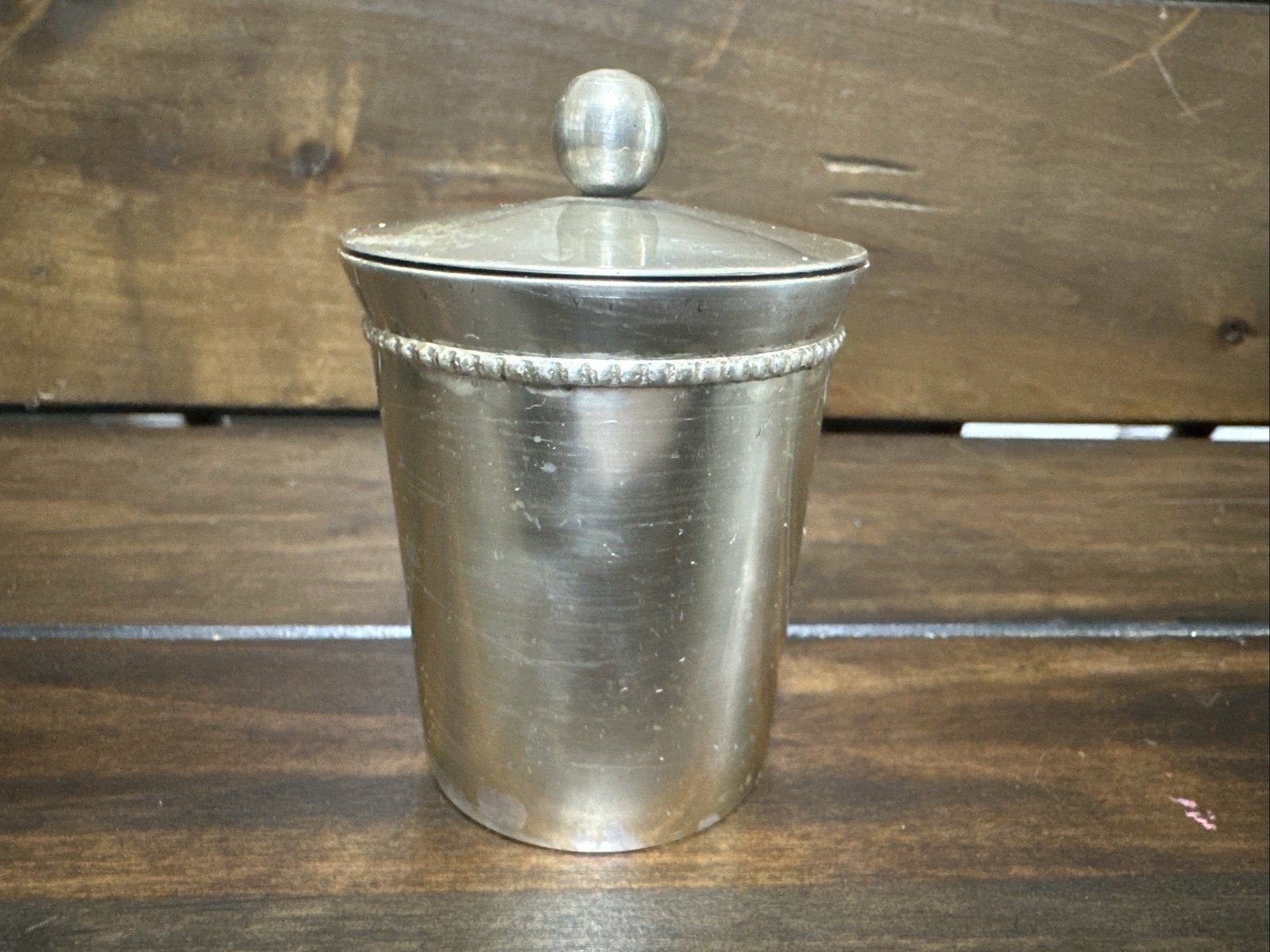 Two’s Company Inc New York Bagatelle Covered Silver Plated Cup India Votive Case