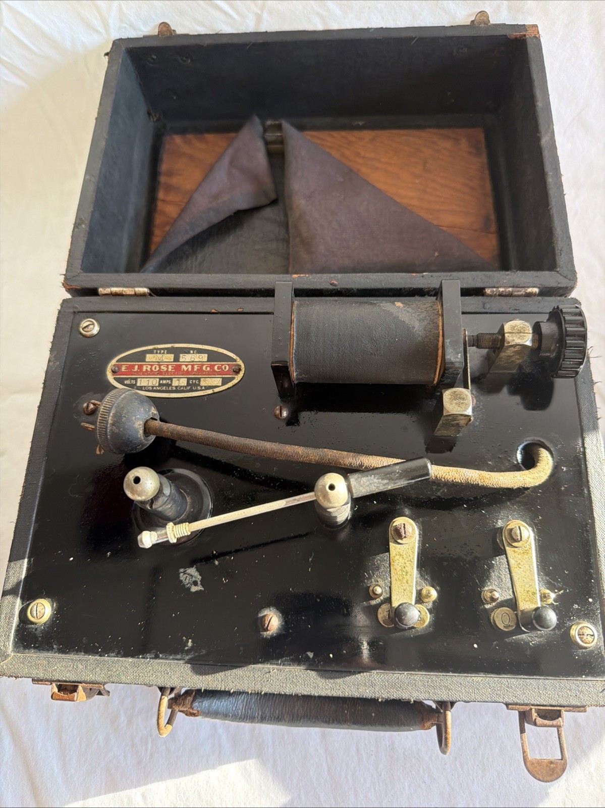 Electrotherapy Quack Medical Device E.J Rose MFG Co