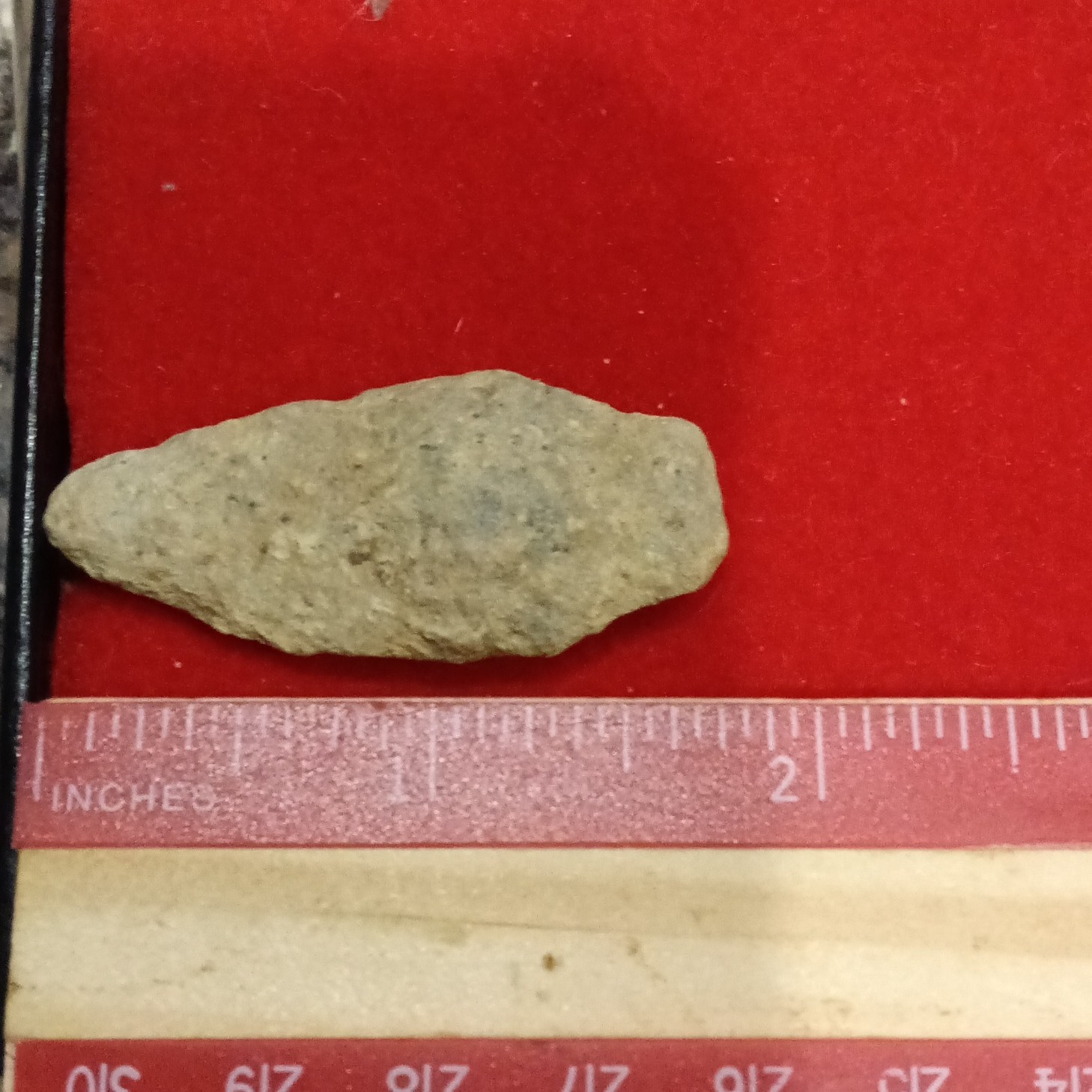 Stone Arrowhead / Projectile Point Artifact, Gray Stone Material