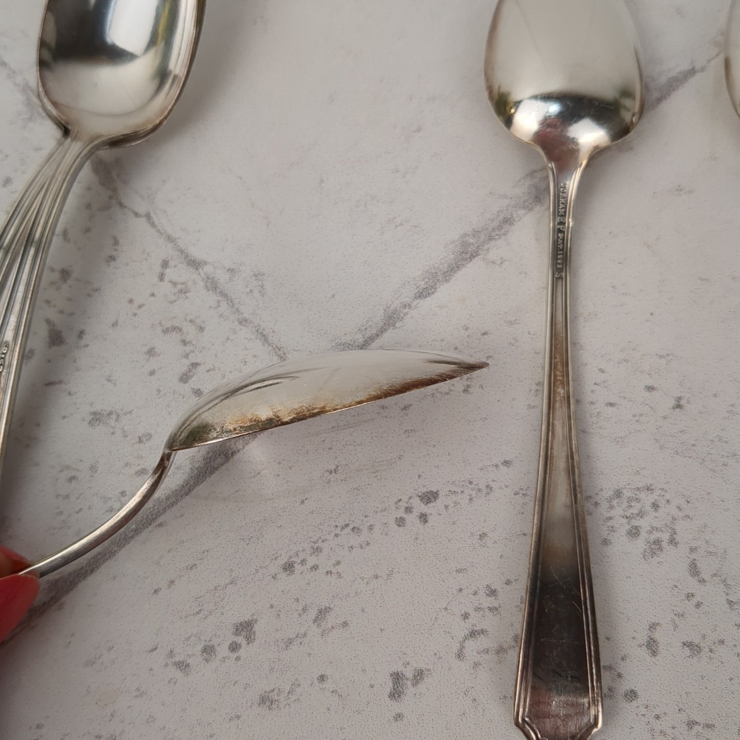 Gorham Vanity Fair Pattern 1923 EP Silverplated Teaspoon 5 7/8″ Set of 6