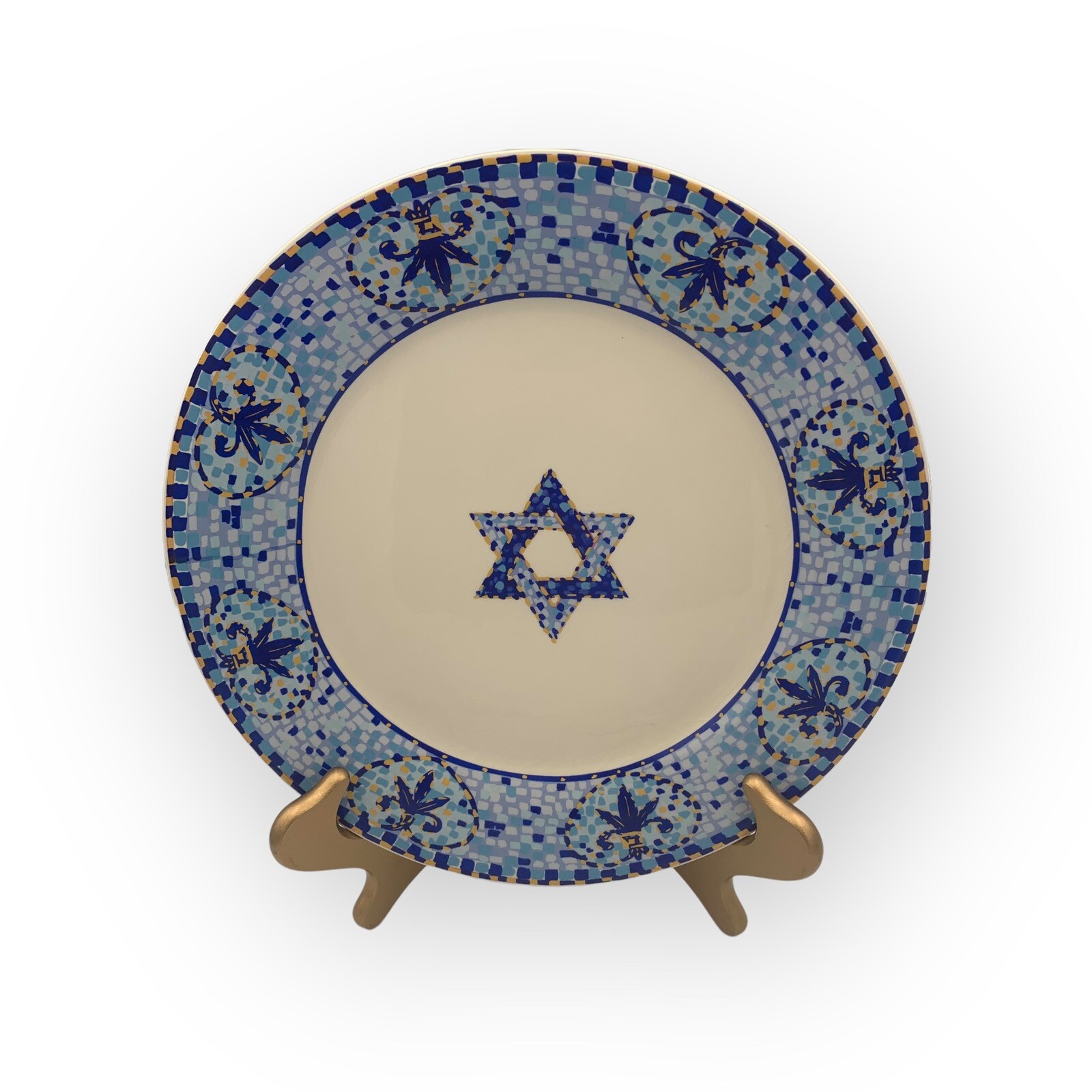 15 in Serving Platter Global Design Connections Kate Williams Star of David