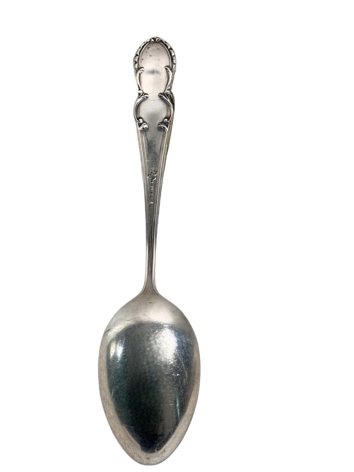 American Eagle Victory Airplane Sterling 5.75″ Manchester Silver Souvenir Spoon