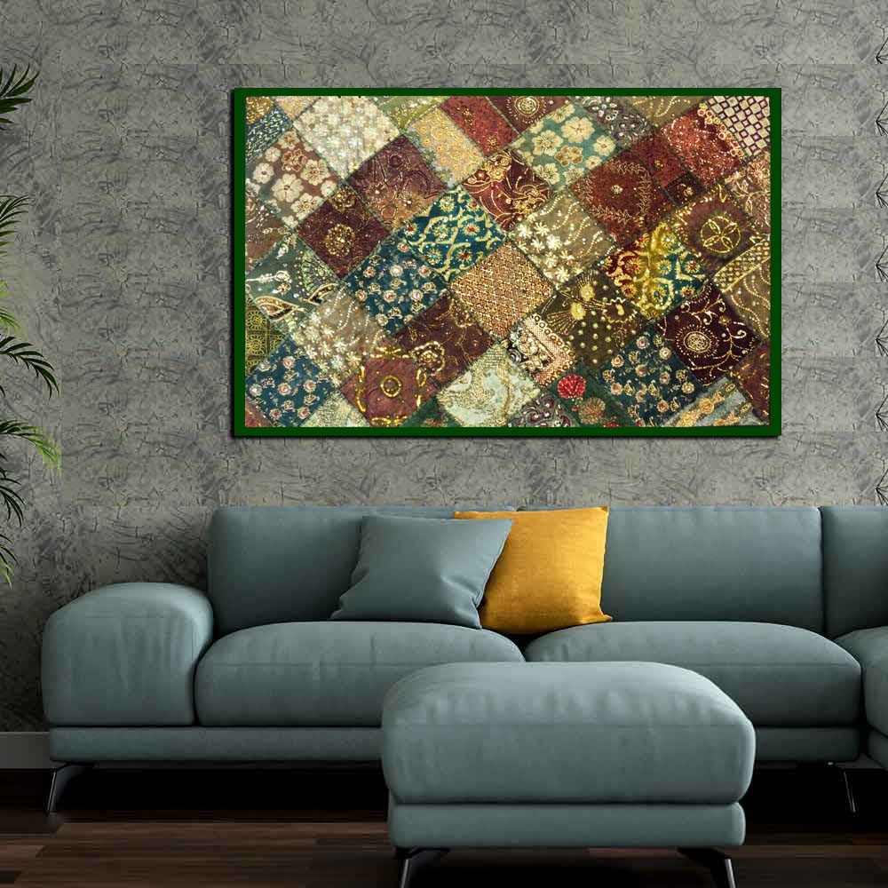 60″ Celebration Gift Home Decor Wall Hanging Patchwork Wall Covering Tapestry