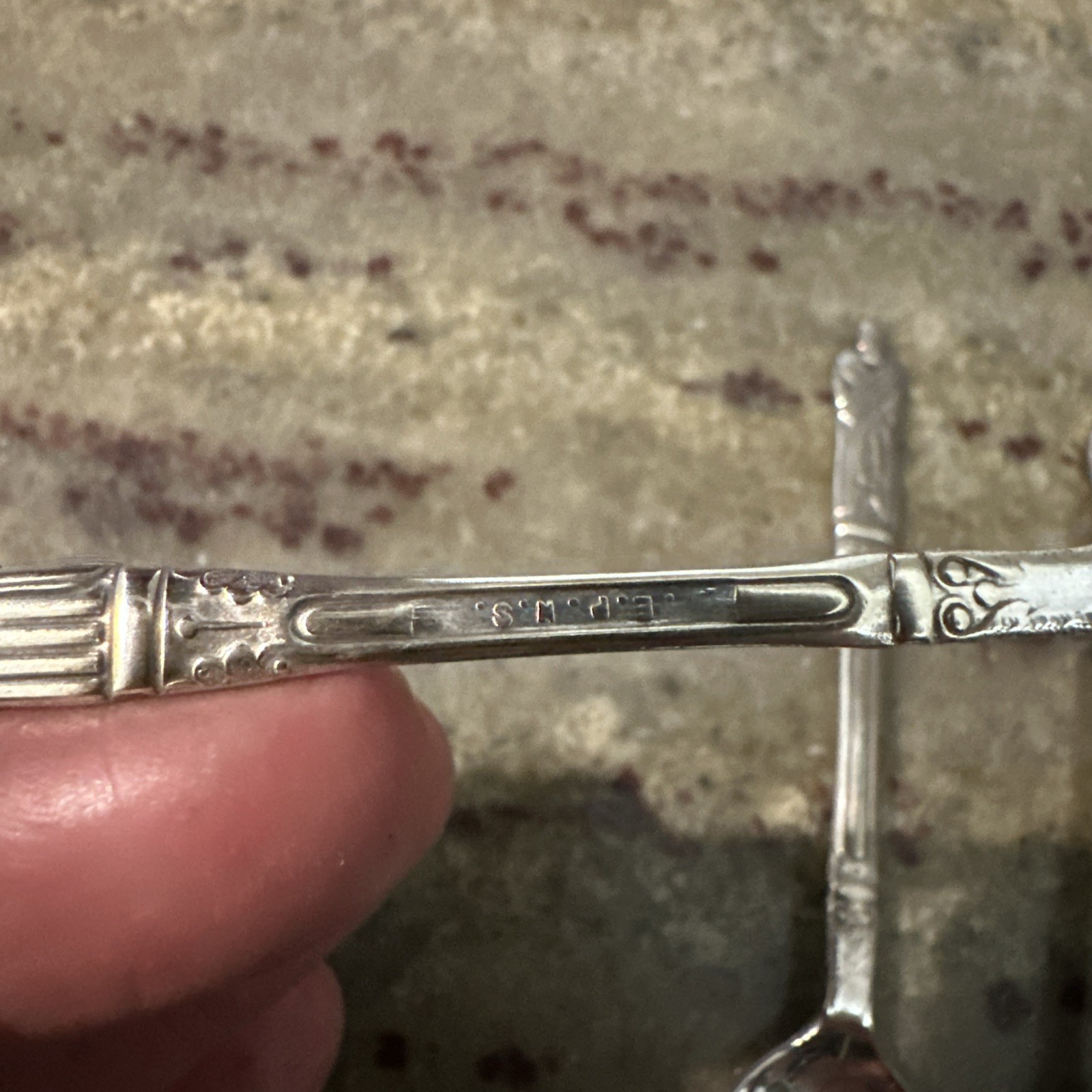 6 Vintage Silver Plated EPNS Apostle Teaspoons 11 Cms Long – In original box