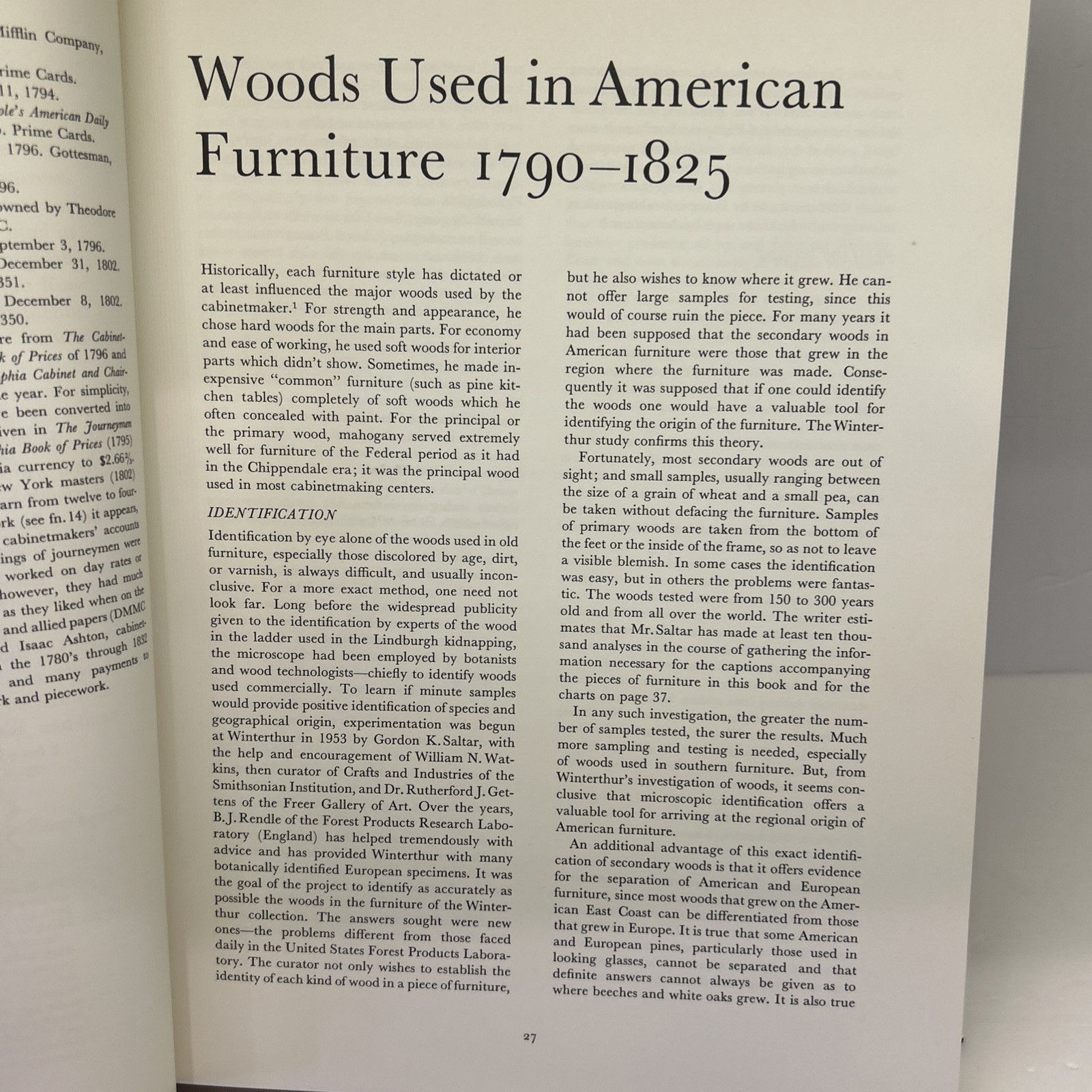 Antique American Federal Furniture Types Makers Marks Scarce Informational Book