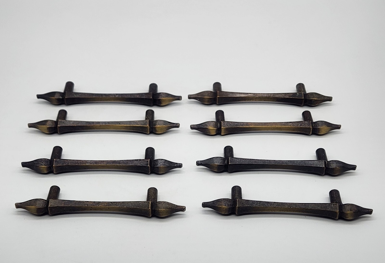 (Lot Of 8) Vintage 1971 National Lock Pressed Steel Cabinet/Drawer Handles 5″ L