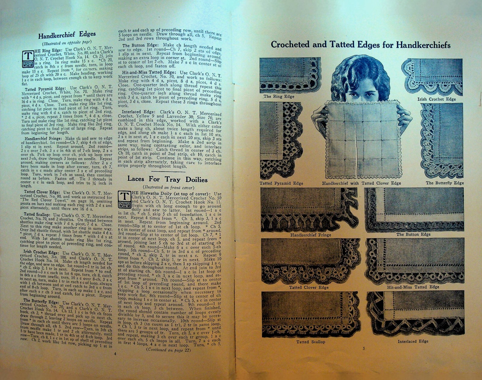 Clark’s Designs For 100 Edges and Insertions Book 19 1923