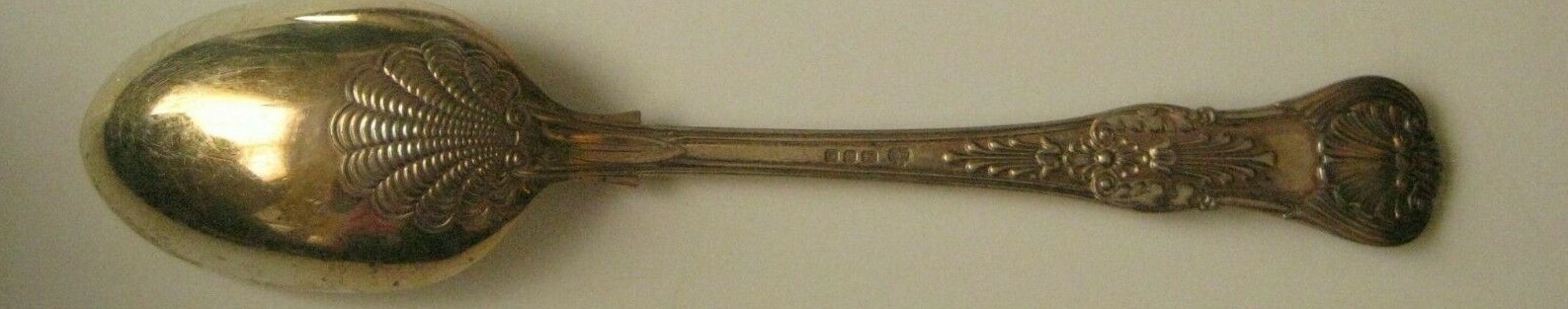 Coburg Pattern Sterling Silver Serving Spoon Large Tablespoon C J Vander Vintage