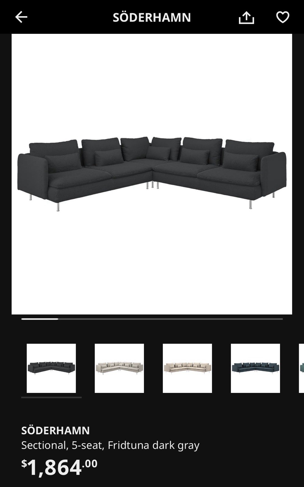 Ikea Soderhamn Sectional