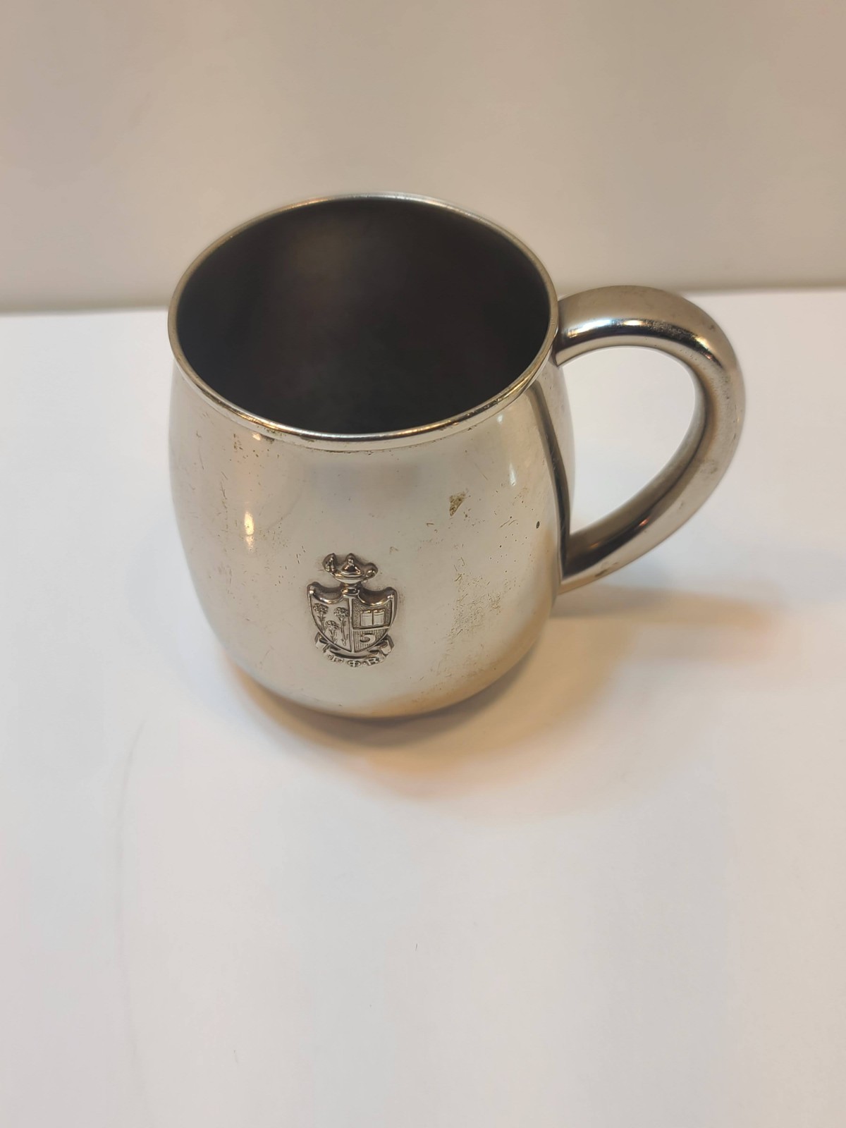 Vintage 1959 Romeo Formal Silver-Plated Or Metal Cup Mug