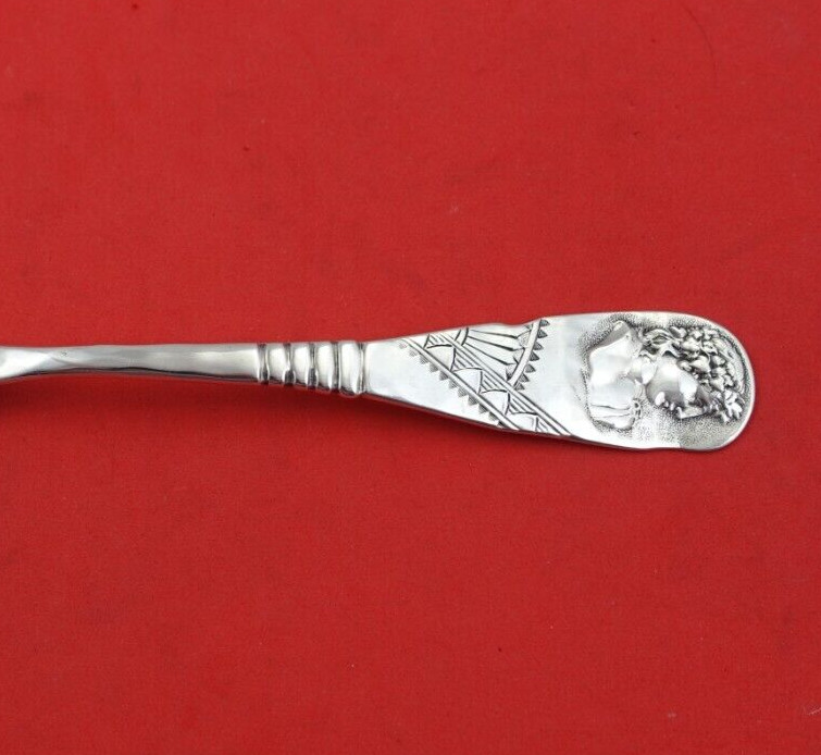 Medallion aka Etruscan aka Homeric by Shiebler Sterling Dessert Fork w/ Maiden