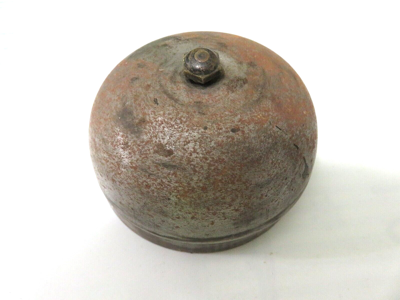 Antique Round Door Bell 1900s- For Parts Or Repair (W3)