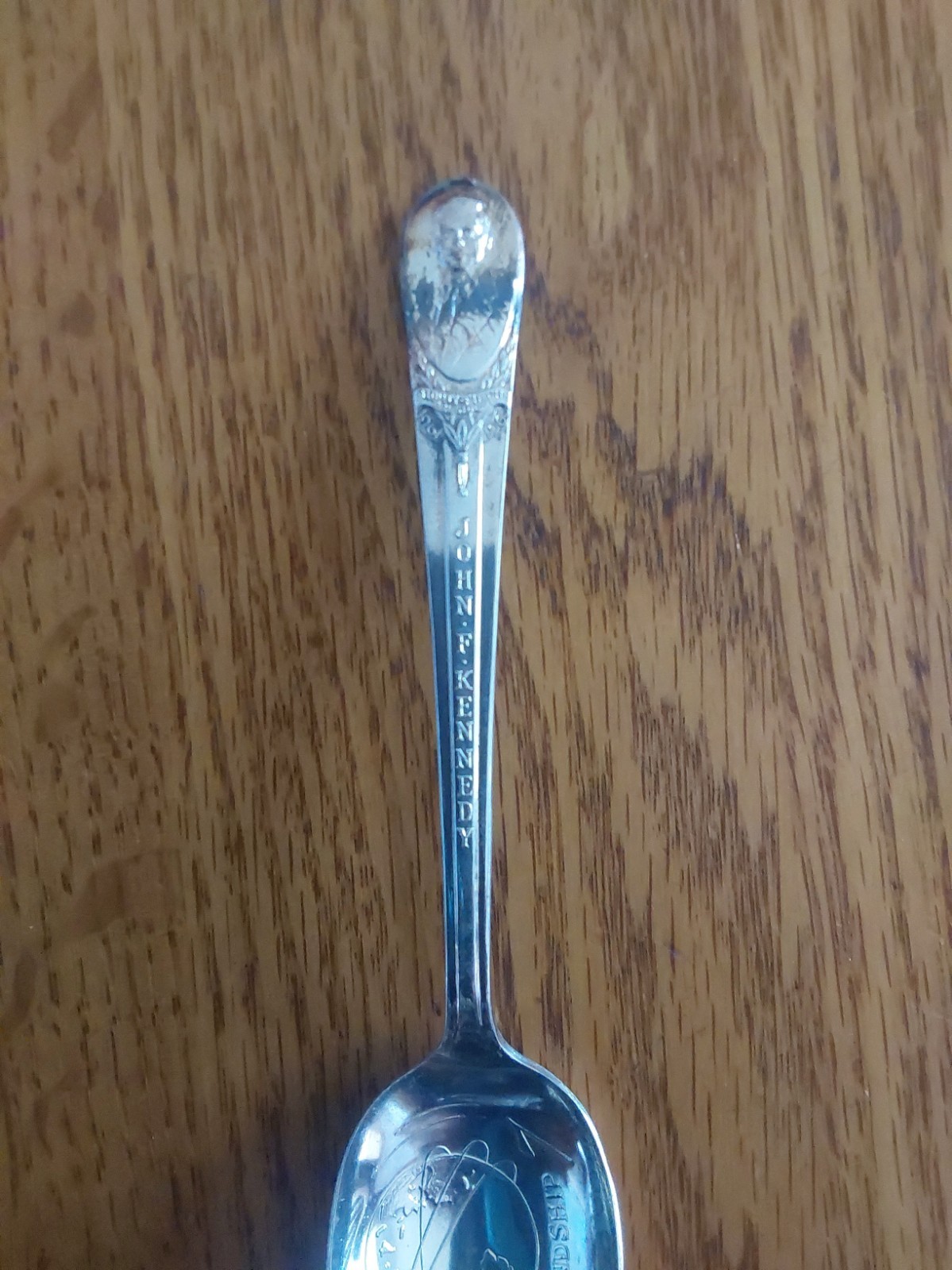 Wm. Rogers & Son Silverplate John F. Kennedy Spoon US President