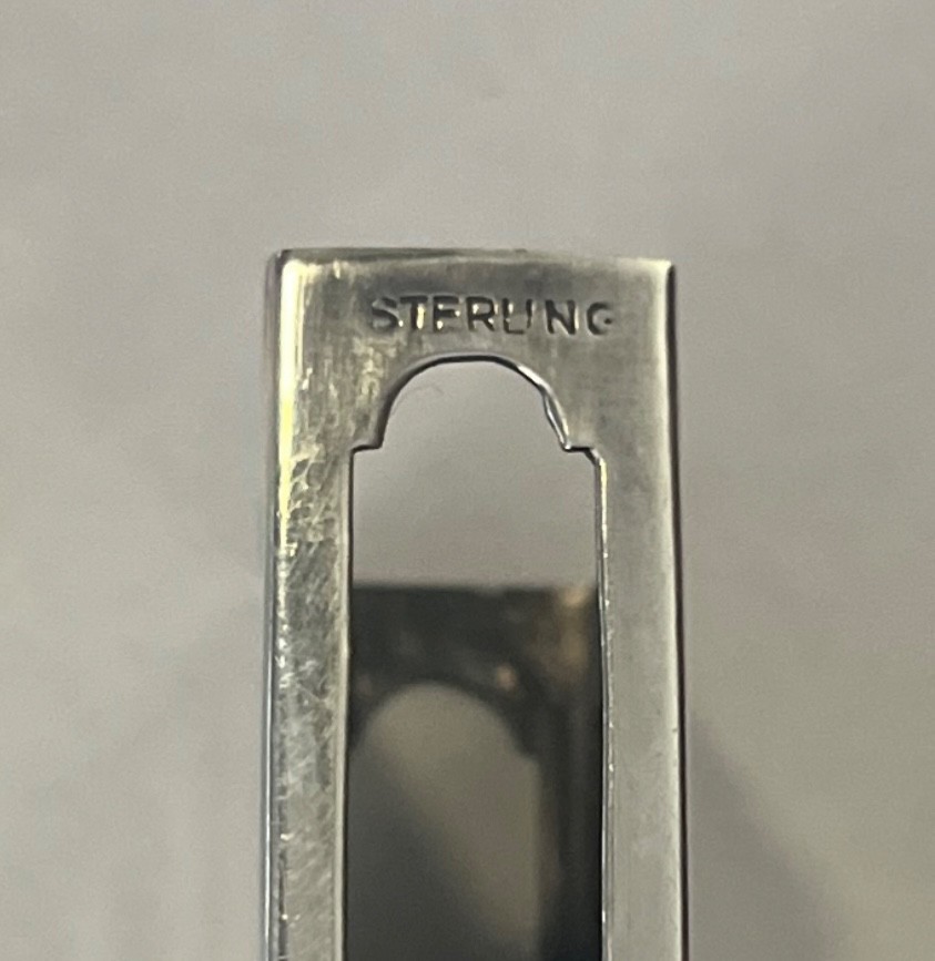 Sterling Silver CLASSIC Ashtray & Matchbox 1950’s Era. Read full description.