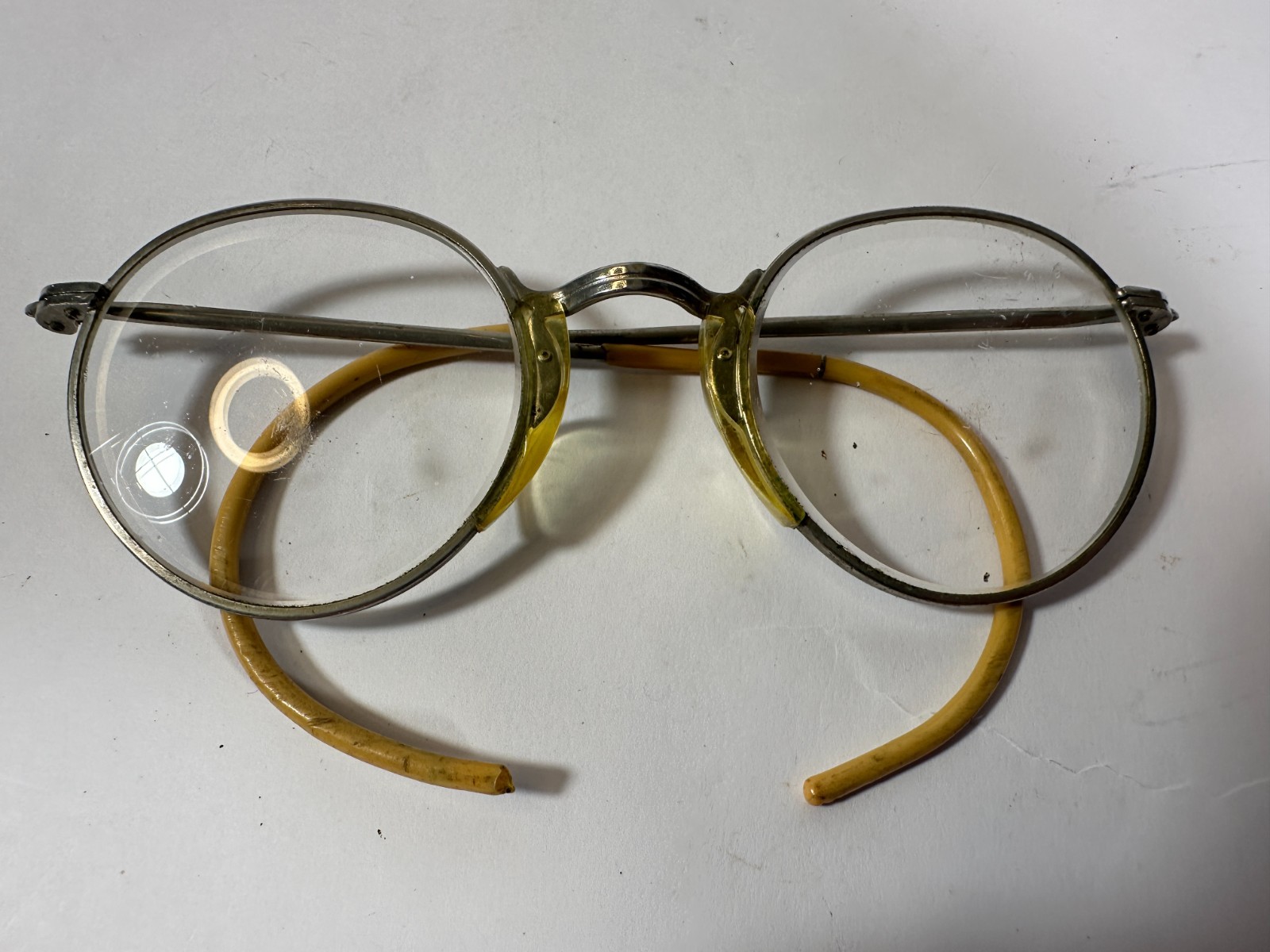 VTG ANTIQUE STEAMPUNK MOTORCYCLE SAFETY GLASSES CESCO LOT OF 2