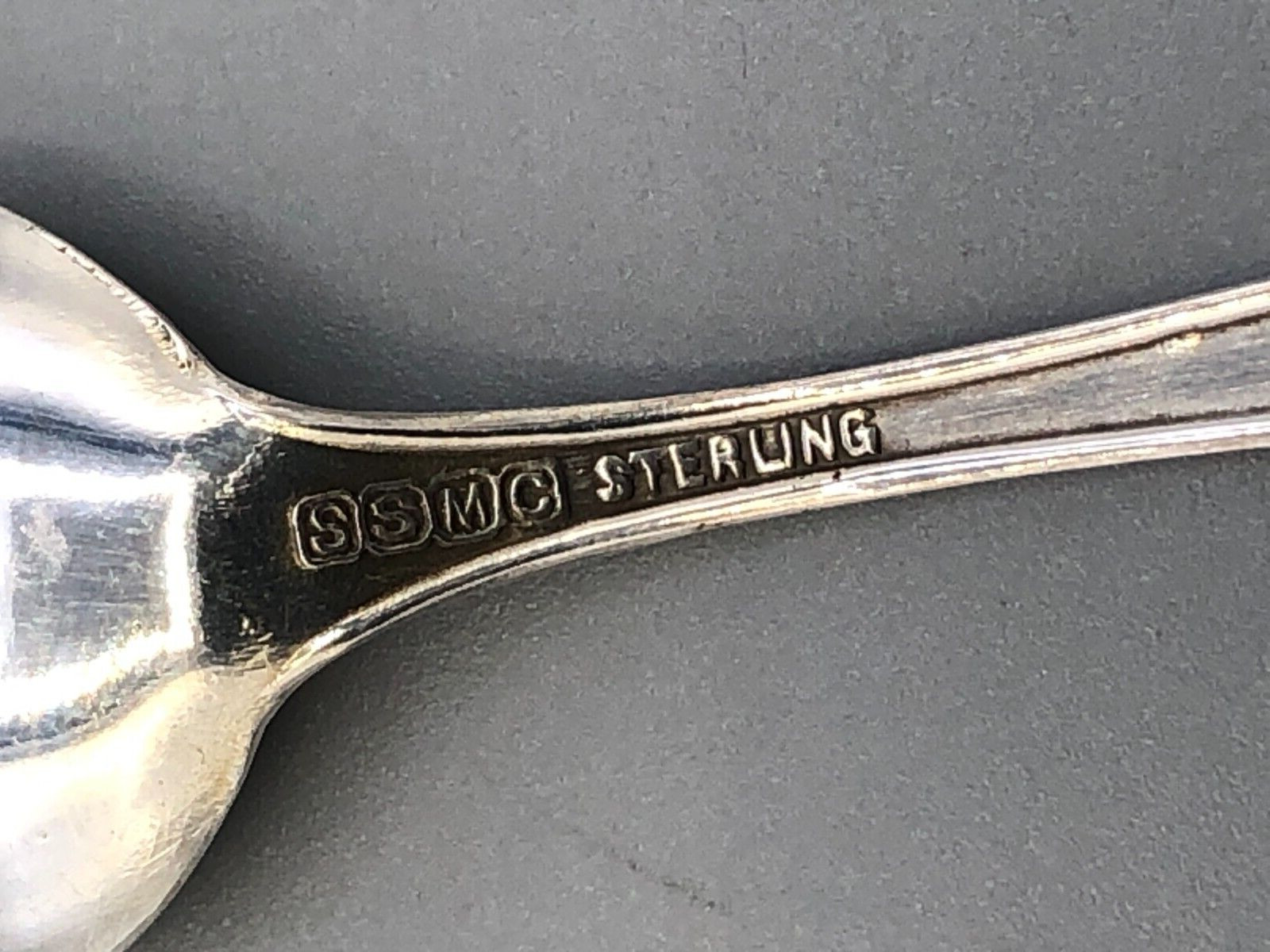 Simplicity by SSMC Sterling Silver individual Salt Spoon 2 5/8″