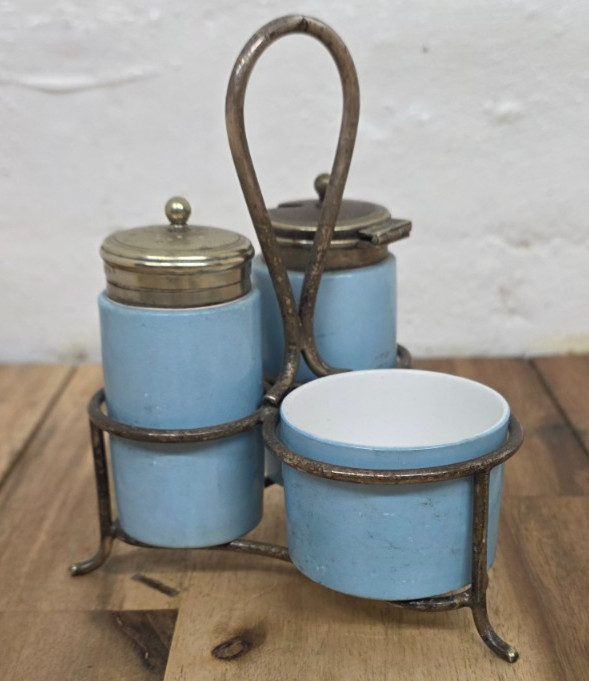 Royal Albert Crown China Condiment Set