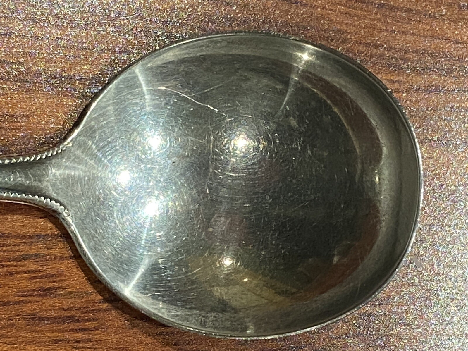 Gorham LANCASTER STERLING Chocolate Muddler Spoon Floral Rose, Discontinued