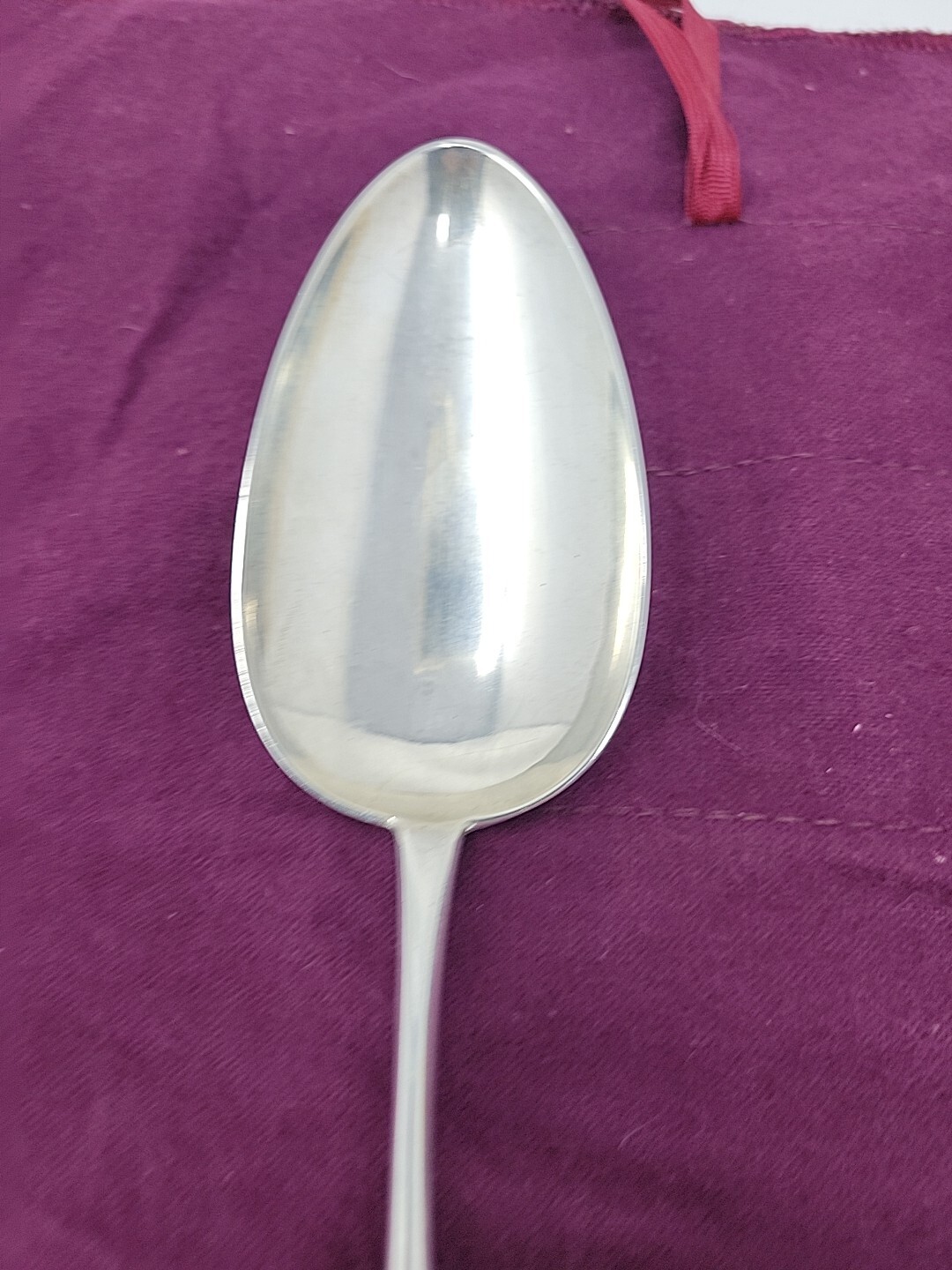 Coin Silver Table/Serving Spoon Phinney & Mead – Montpelier, Vermont 1849-57 #2