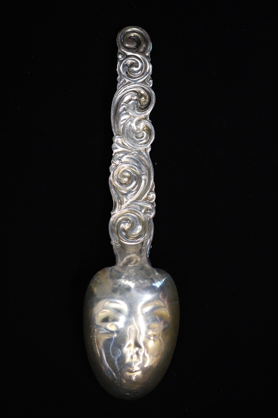 Sterling WHITING Spoon AESTHETIC shells scrolls florals & Face Bowl Alice Mono