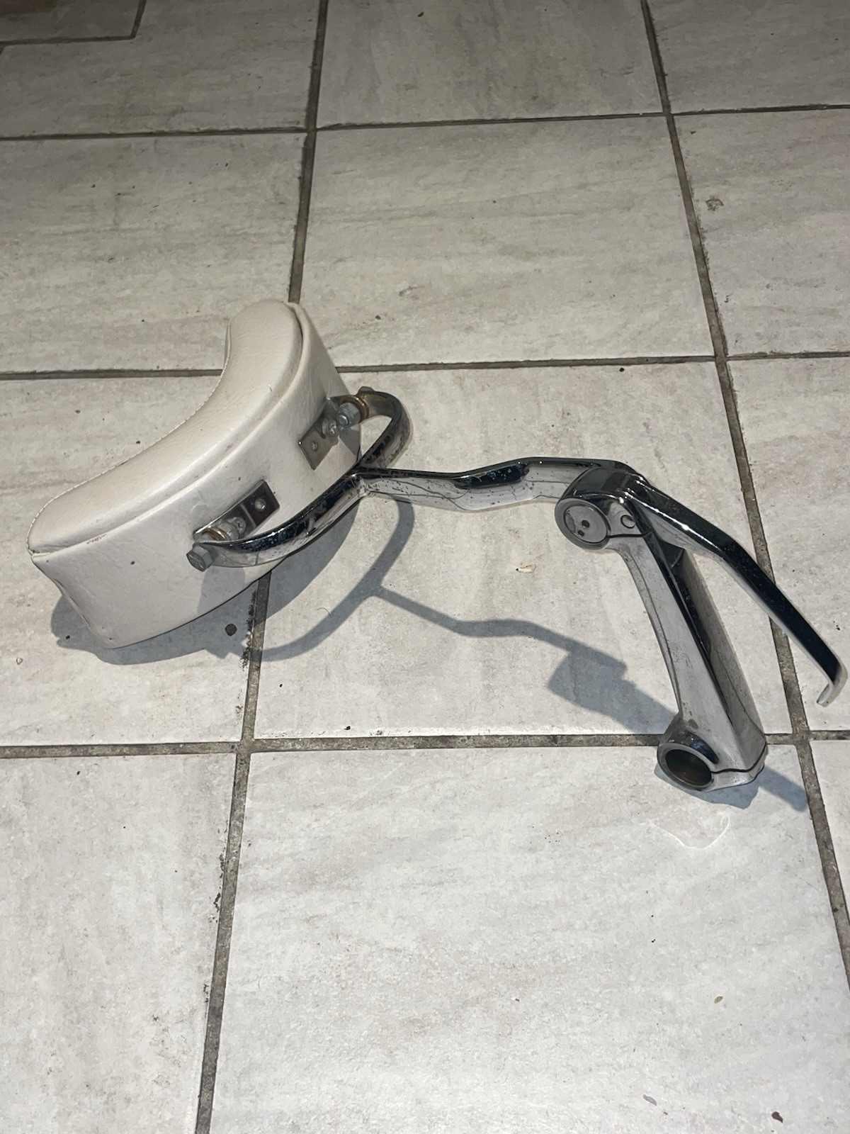 🔥 Chrome Ritter Barber / Dental Chair Headrest