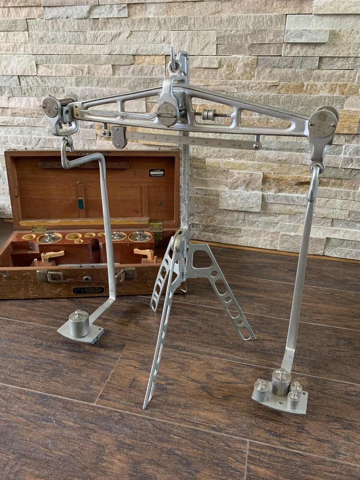 W & L E Gurley Traveling Balance Scale Patented 1913 Surveying Instrument Maker