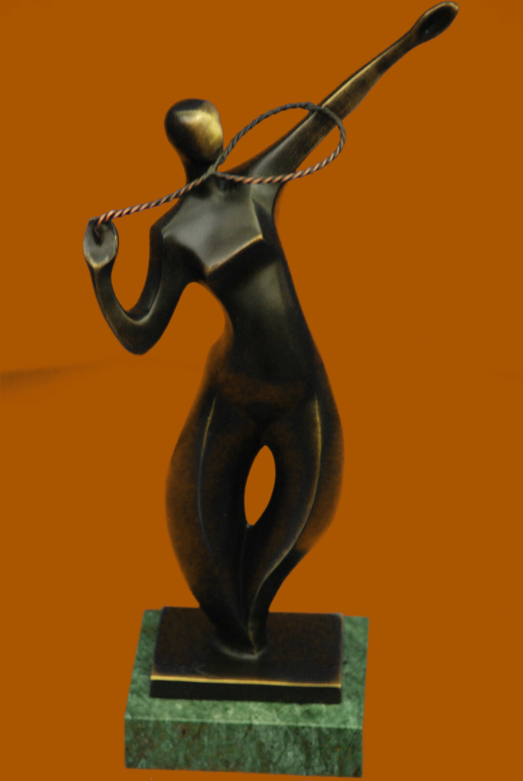 Art Deco Bronze Tennis Players signed Mario Nick Modern Art Figurine Figure